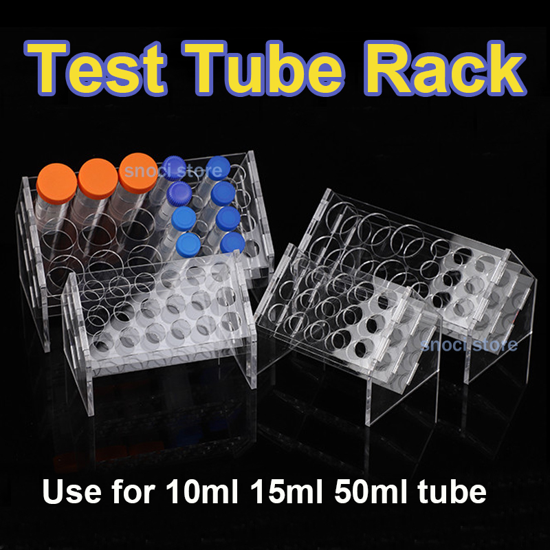 Centrifuge Tube Rack - Support incliné en acrylique pour tubes