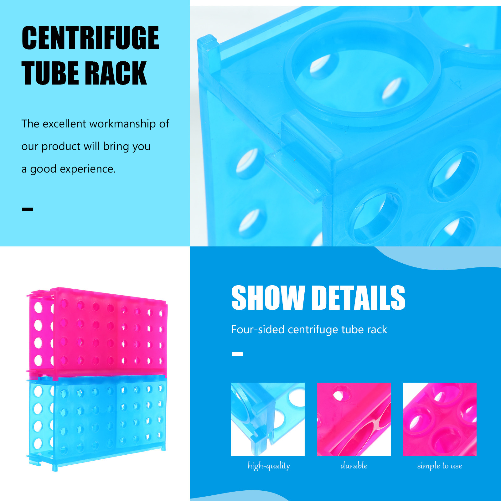 Lot de 2 supports de tubes cen - Centrifuge Tube Rack avis et prix