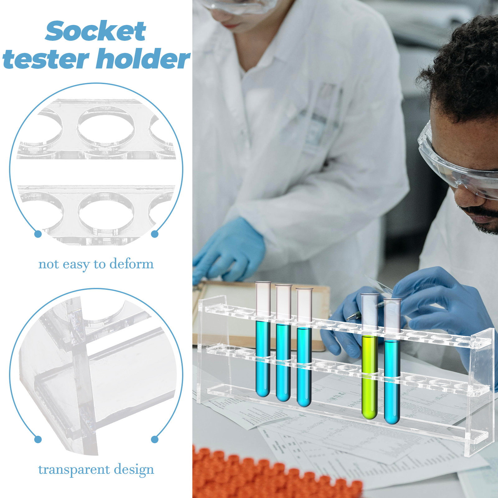 Support de laboratoire en acry - Centrifuge Tube Rack avis et prix
