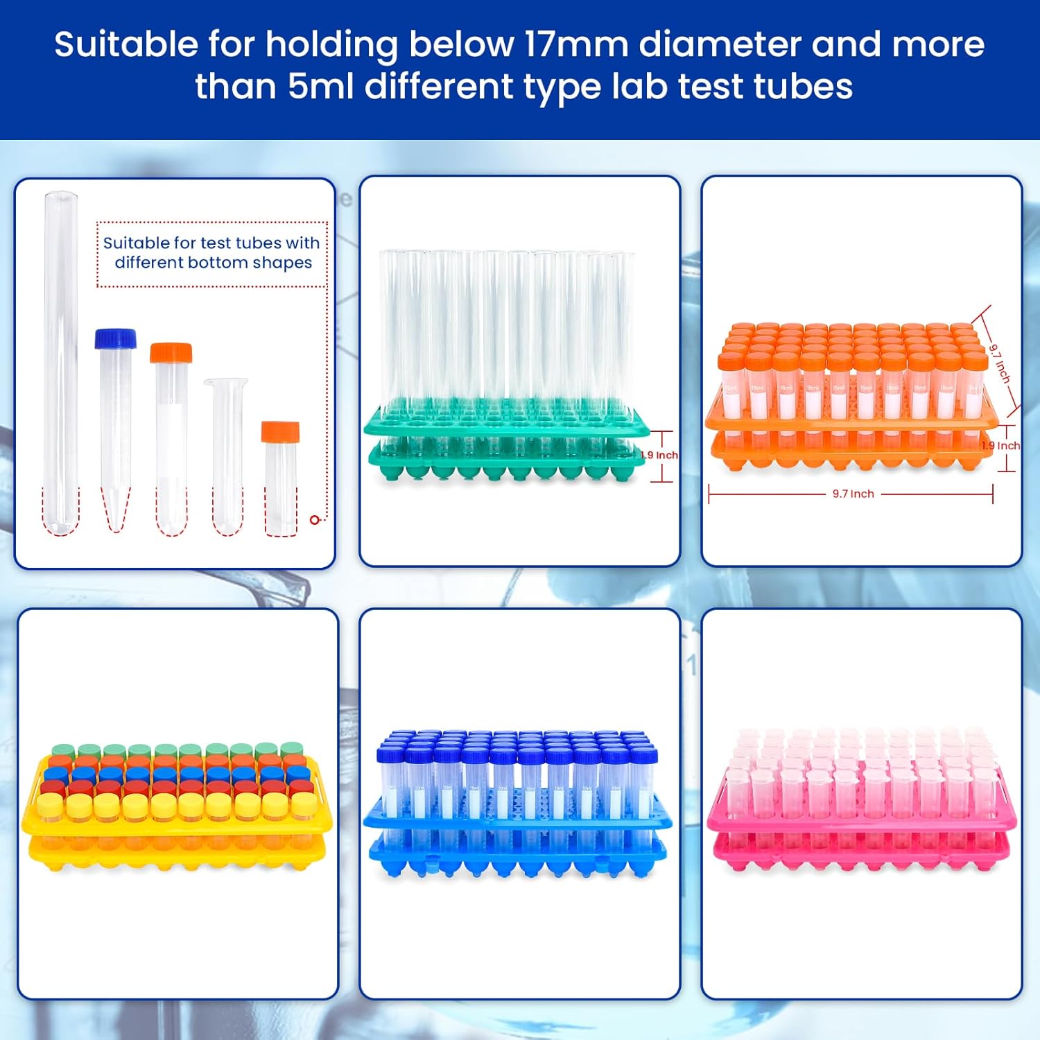 Support pour tubes à essai en  - Centrifuge Tube Rack avis et prix